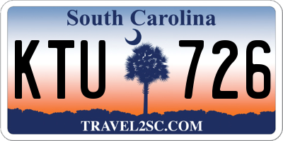 SC license plate KTU726