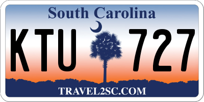 SC license plate KTU727