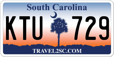SC license plate KTU729