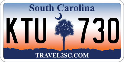 SC license plate KTU730