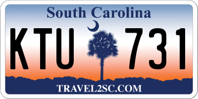 SC license plate KTU731