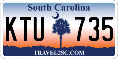 SC license plate KTU735