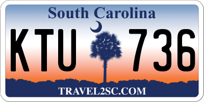 SC license plate KTU736