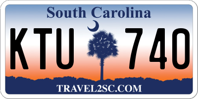 SC license plate KTU740