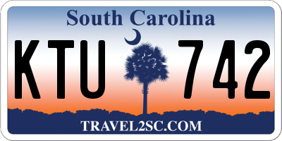 SC license plate KTU742