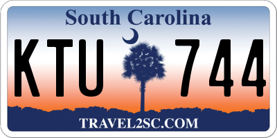SC license plate KTU744