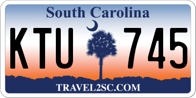 SC license plate KTU745