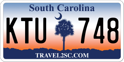 SC license plate KTU748