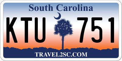 SC license plate KTU751