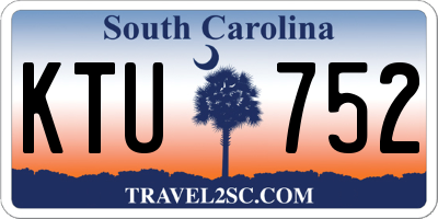 SC license plate KTU752