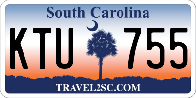 SC license plate KTU755