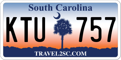 SC license plate KTU757