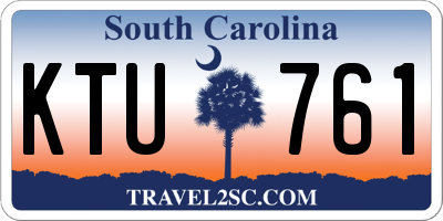 SC license plate KTU761