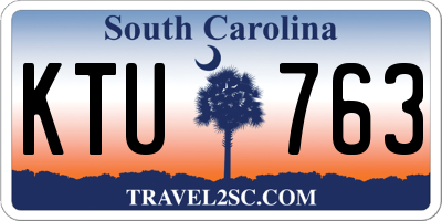 SC license plate KTU763