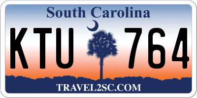 SC license plate KTU764