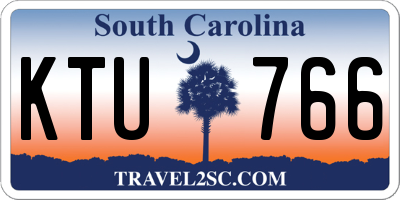 SC license plate KTU766