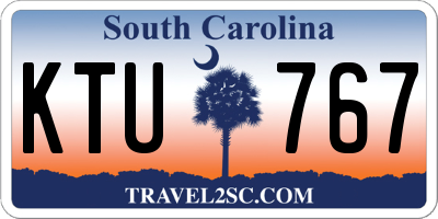 SC license plate KTU767