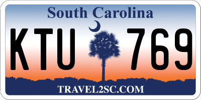 SC license plate KTU769