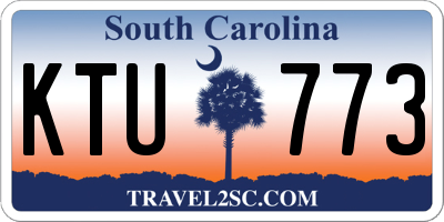 SC license plate KTU773