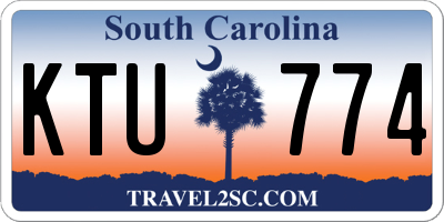 SC license plate KTU774