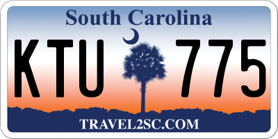 SC license plate KTU775