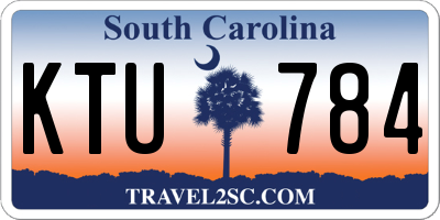 SC license plate KTU784