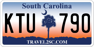 SC license plate KTU790