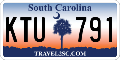 SC license plate KTU791