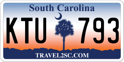 SC license plate KTU793