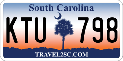 SC license plate KTU798