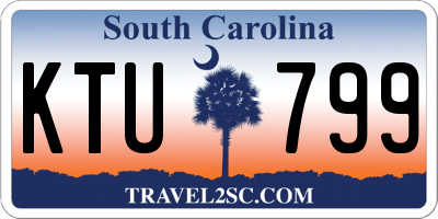 SC license plate KTU799