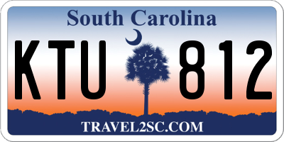 SC license plate KTU812