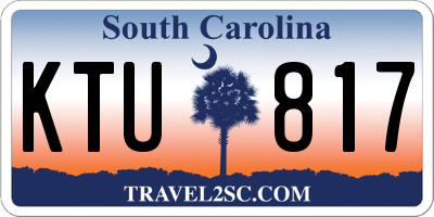 SC license plate KTU817