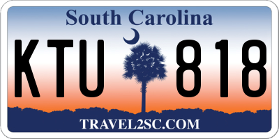SC license plate KTU818