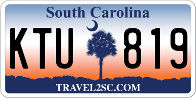 SC license plate KTU819