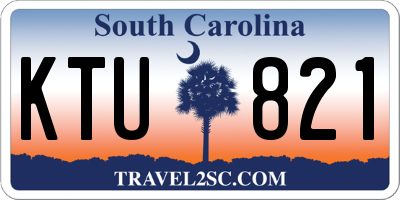 SC license plate KTU821