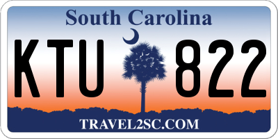 SC license plate KTU822