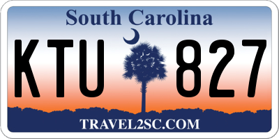 SC license plate KTU827