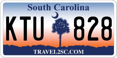 SC license plate KTU828