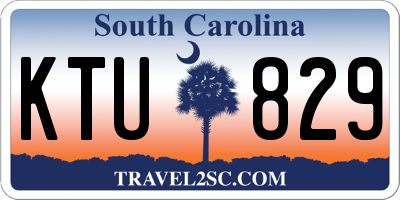 SC license plate KTU829