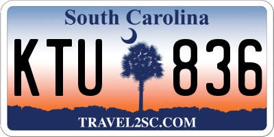 SC license plate KTU836