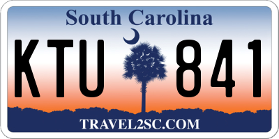 SC license plate KTU841