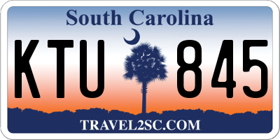 SC license plate KTU845