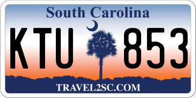 SC license plate KTU853