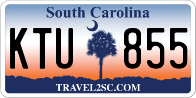 SC license plate KTU855