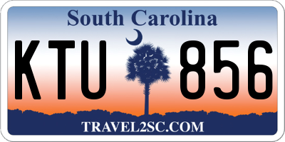 SC license plate KTU856