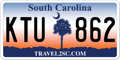 SC license plate KTU862