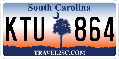 SC license plate KTU864