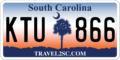 SC license plate KTU866