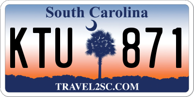 SC license plate KTU871